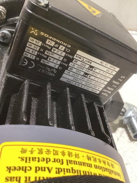 GRUNDFOS PUMP MTH4-20/2 A-W-A-CVBV  NEW
