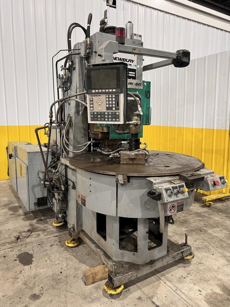 80 TON NEWBURY MODEL #V580BRS INJECTION MOLDER: STOCK #20099