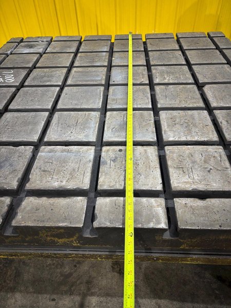 6&#039; X 6&#039; STEEL SLOTTED WORK LAYOUT TABLE WITH DIRECTIONAL T SLOTS: YOBRO #24457