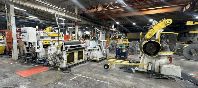 48" X 14 GA STRILICH, ROWE &amp; HERR-VOSS CUT TO LENGTH CTL LINE: STOCK #22752