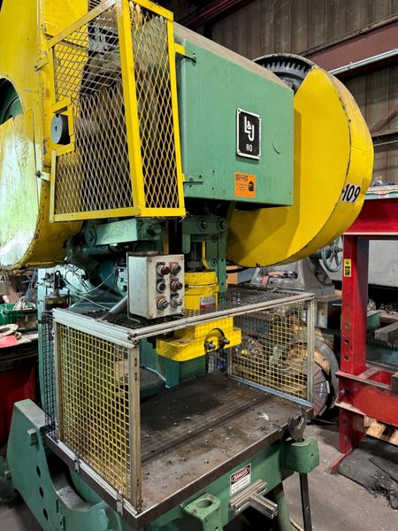 80 TON L&amp;J OBI PRESS. STOCK # 0683324