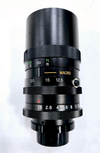 NAVITAR TV ZOOM LENS 12.5-75MM F1.8 VIDEO LENS USED