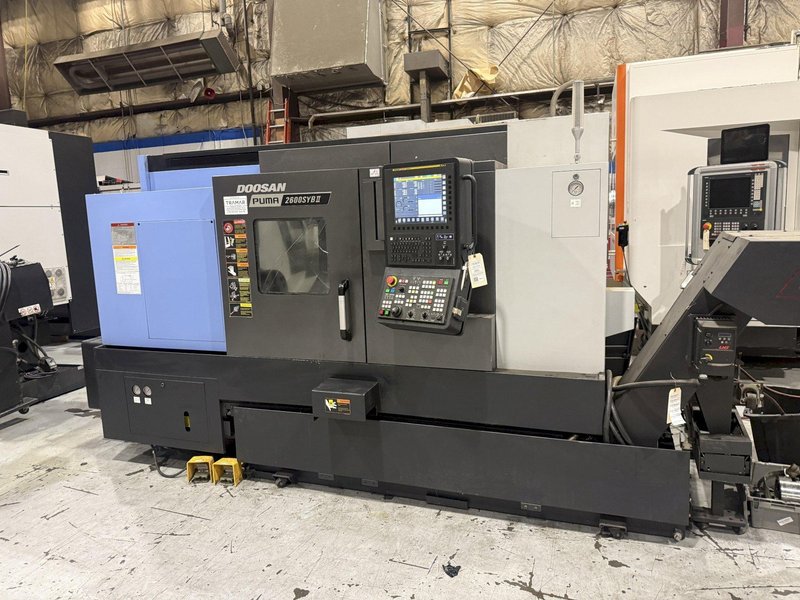 2022 Doosan Puma 2600SYB II Used CNC Lathe For Sale