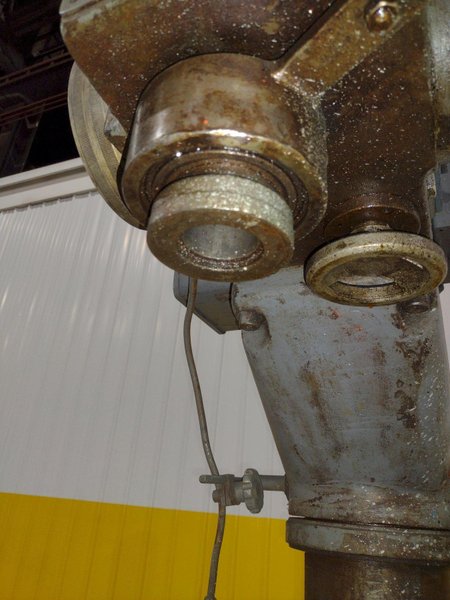 30" SUMMIT MODEL #59R GEARED HEAD DRILL PRESS WITH POWER FEED: STOCK #20753