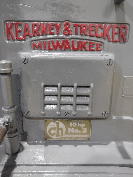 #3 KEARNEY &amp; TRECKER MILWAUKEE MODEL #3 VERTICAL MILLING MACHINE 64" x 13" x 10 HP: YOBRO #24458