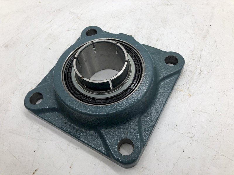 (4) 2-3/16&quot; DODGE 4 BOLT FLANGE BALL BEARING WITH COLLAR LOCKING: STOCK 18532