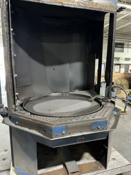 WHEELABRATOR SHOT BLAST TABLE  -  WMT-48 TABLE BLAST