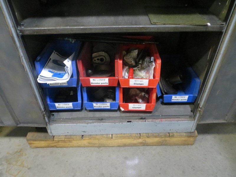 2 Door Cabinet w Contents- Auction Item