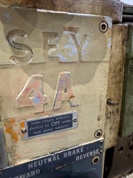 #4A WARNER &amp; SWASEY MODEL #M-3580 SQUARE HEAD 12.5&quot;
 HOLLOW SPINDLE X 144&quot; EXTENDED BED TURRET LATHE: YOBRO #24423