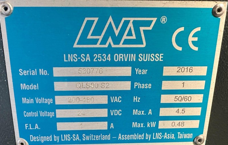 LNS QUICK LOAD SERVO 80 S2