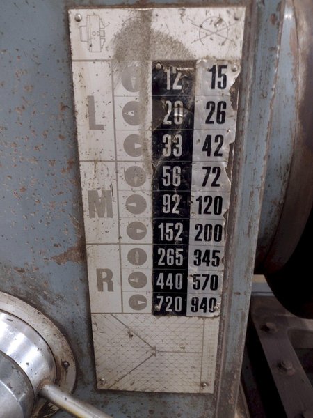 30" X 96" GEMINIS 9" HOLLOW SPINDLE MODEL #GE-870 ENGINE LATHE, 9" HOLE: STOCK #18925