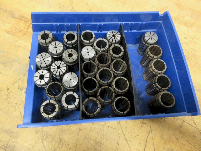TG-100 Split Collets, (30 pcs) Assorted Diameters- Auction Item