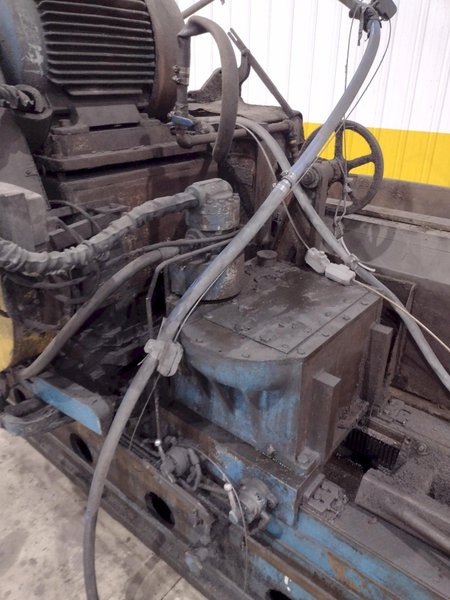 20' (240") X 8" HANCHETT MODEL #AK-240 AUTOMATIC TRAVELING HEAD KNIFE &amp; BLADE GRINDER / SHARPENER: STOCK #21143