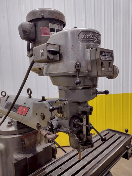 2 HP BRIDGEPORT SERIES II SPECIAL RAM TYPE VERTICAL MILL: STOCK #19945