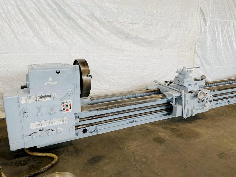 44&quot; X 396&quot; TOS MODEL #SU100 HEAVY DUTY ENGINE LATHE. STOCK # 0848121