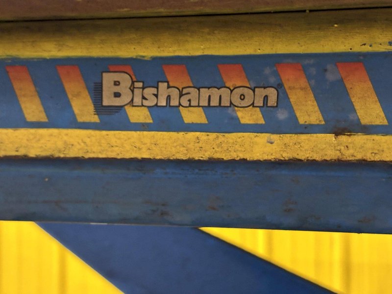 2,500 LBS 48" X 58" BISHAMON ELECTRIC PLATFORM LIFT TABLE: STOCK #23434