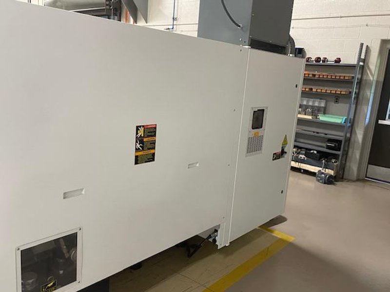 Feeler FTC-200L CNC Lathe, 2017 – Fanuc, Tailstock, 12 Station Turret, Parts Catcher, Chip Conveyor