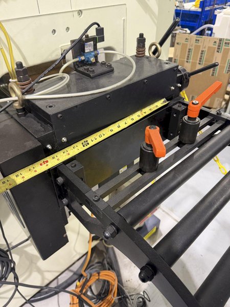 88 TON AIDA MODEL #DSF-N1-800 GAP FRAME PRESS 6.3” STROKE &amp; PA SERVO COIL FEED LINE: YOBRO #25102