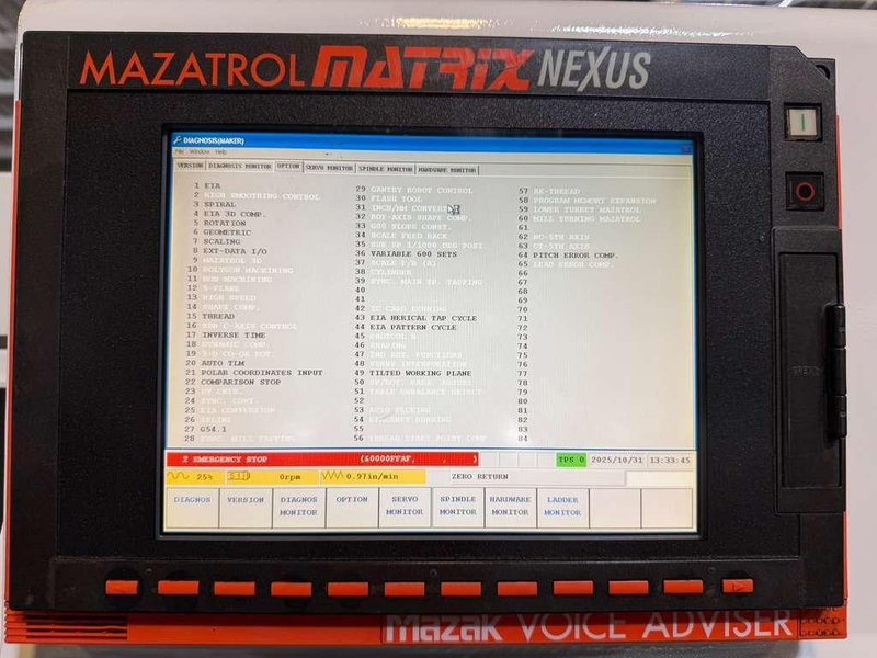 Mazak QTN 200-II CNC Turning Center – 8″ Chuck Tool Presetter Tailstock Lathe