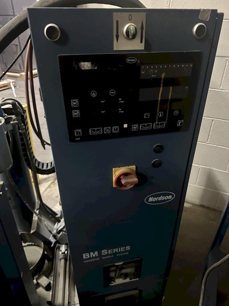 NORDSON MODEL #BM-20 RESIN TRANSFER &amp; ADHESIVE  GLUE MELTING SUPPLY SYSTEM: STOCK #21052