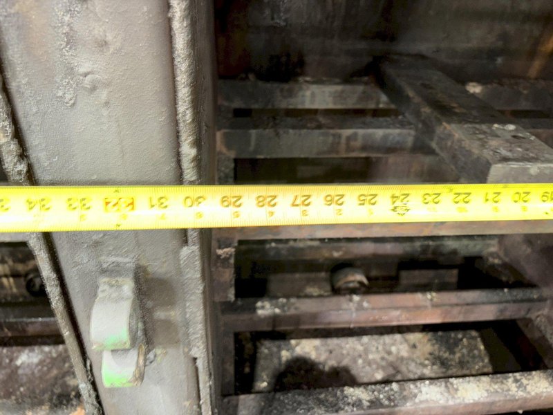 1998 DAYTON DUAL ZONE GAS POWERED PRE-HEAT DIE OVEN, WITH DIGITAL TEMP CONTROLLER: STOCK #20823