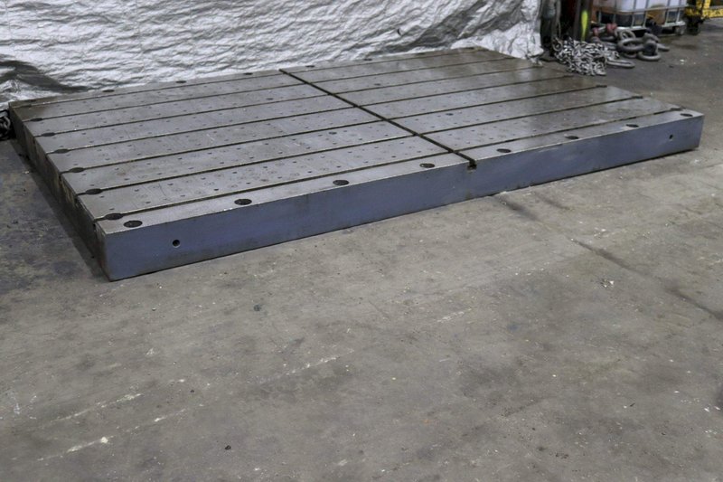 139&#039; X 84&#039; X 8&#039; T-SLOTTED BOLSTER PLATE: STOCK #72892