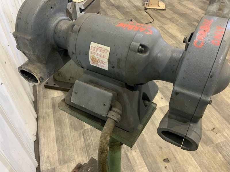 6" BALDOR DOUBLE END PEDESTAL GRINDER: STOCK #81164