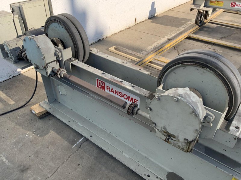 10 TON RANSOME TANK ROLL SET ON ADJUSTABLE TRACK: STOCK #81221