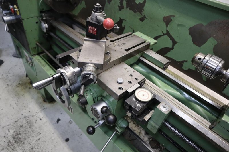 Nardini MS 1440E Manual Lathe, 10" 3-Jaw Chuck, Quick Changer Tool Post, Tailstock, Compound Cross Slide- Auction Item