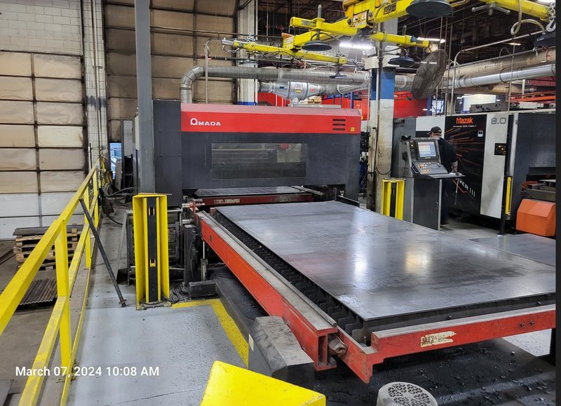 AMADA MODEL GEN2 FP,2 3015 C02 LASER WITH 60&quot; X 120&quot; TABLE: STOCK #20591