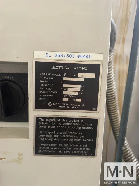Mori Seiki SL-25B/500 CNC Lathe