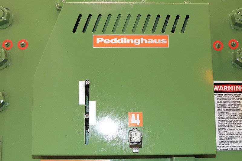 100 TON PEDDINGHAUS HYDRAULIC IRONWORKER, MODEL: PEDDIWORKER 1
