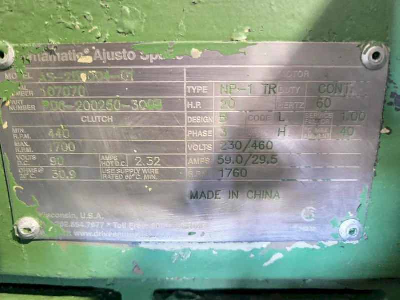 100 TON MINSTER P2-100-48 PIECE MAKER STRAIGHT SIDE HIGH SPEED PRESS: YOBRO #23917