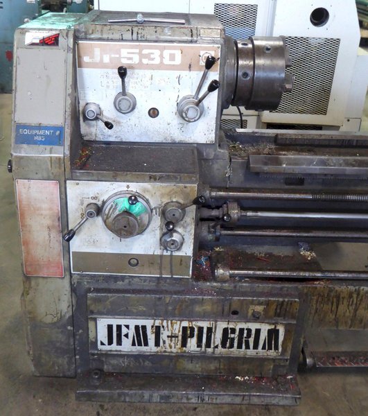 21&quot;/28&quot; x 120&quot; JFMT Gap Bed Lathe, 3&quot; Hole, As-Is, Low Price