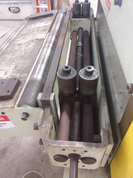 36" COE MODEL #CPRF-S336 POWERED FEED UP COIL TENSION STAND: STOCK #14310