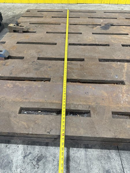 12&#039; LONG X 8&#039; WIDE X 5&quot; THICK T-SLOTTED FLOOR PLATE / LAYOUT TABLE: YOBRO #23835