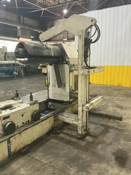 20,000 LB X 36" LITTELL MODEL #S200-36 UNCOILER COIL REEL &amp; CAR: YOBRO #25251