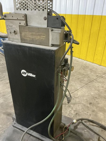 20 KVA MILLER MODEL #SSW-2040ATT ROCKER ARM SPOT WELDER &amp; SINGLE PHASE POWER SOURCE: YOBRO #25342