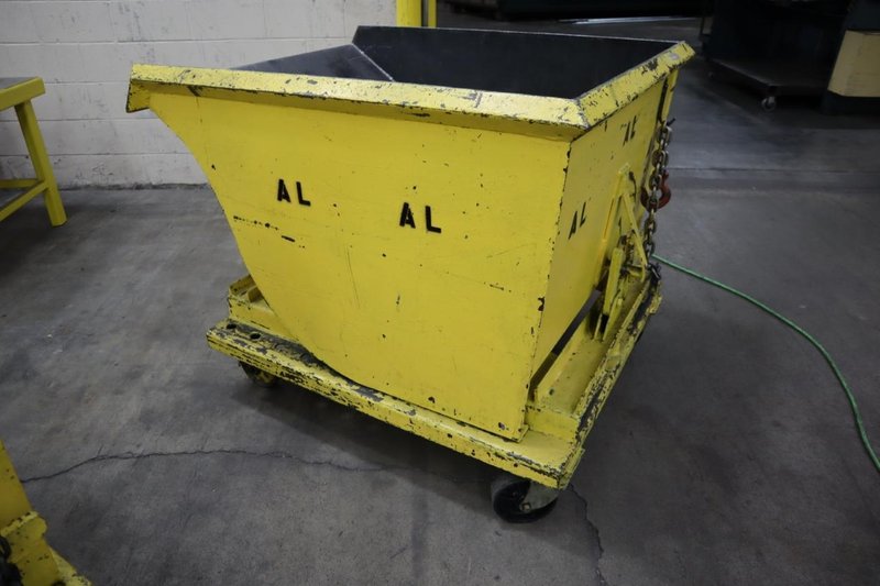 Scrap Hopper (Self Dumping) with Fork Slots- Auction Item