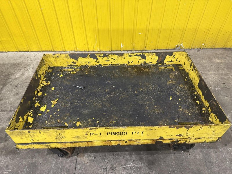 42" X 72" HEAVTY DUTY ROLLING CART ON STEEL CASTERS: YOBRO #25443