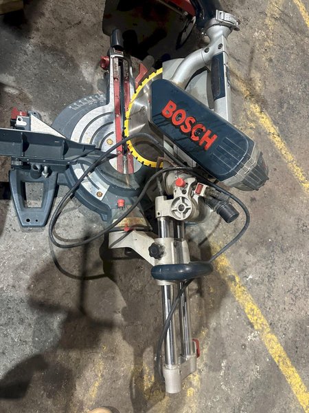 12" BOSCH MODEL #5412 SLIDING MITER SAW: STOCK #22476