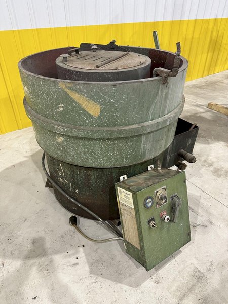 10.5 FT HAMMOND ROTOFINISH MODEL #ST-10 ROTARY BOWL VIBRATORY PARTS DEBURRING FINISHER: STOCK #20063