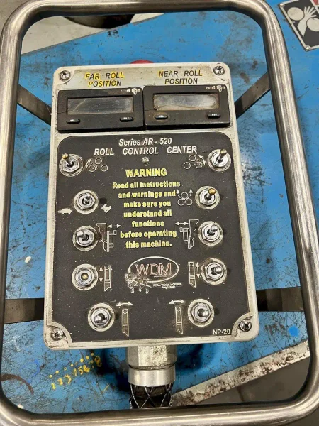 USED WDM 4" X 4" X 1/2" HYDRAULIC ANGLE ROLL MODEL AR-41, Year: 2010