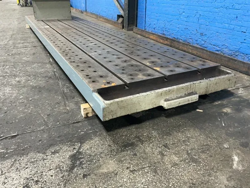54” X 244” T-SLOTTED TABLE