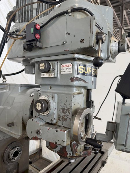 SUPERMAX YCM-2GS VERTICAL/HORIZONTAL UNIVERSAL MILL W/ TOOLING. STOCK #1008125