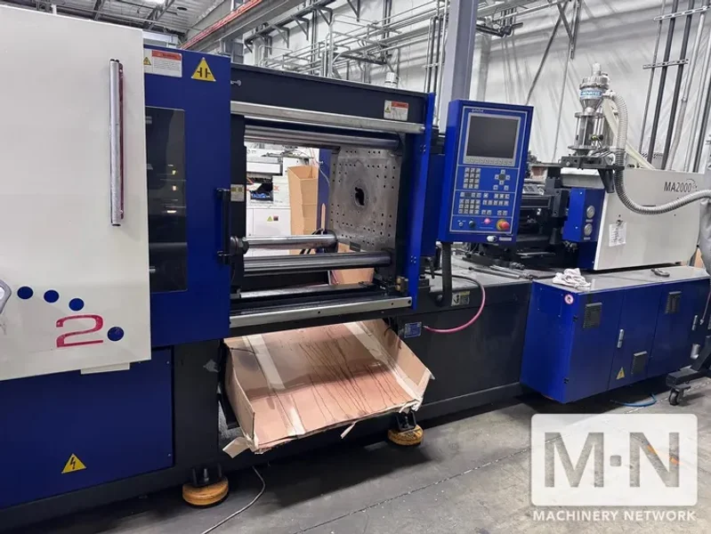 225 TON 10.7 OZ HAITIAN MODEL MA2000II INJECTION MOLDING MACHINE MFG 2018