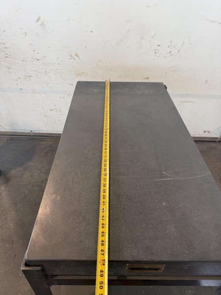 48&quot; X 24&quot; X 4&quot; METROPLATE GRANITE SURFACE PLATE W/ STAND. STOCK # 0449425.