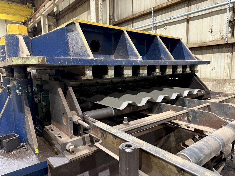 100 TON X 64" WIDE STAMCO MODEL #810-64 CUTOFF PRESS, WITH AIR CLUTCH: YOBRO #24793