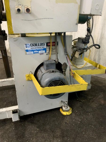 8,000 LB X 18" DALLAS MODEL DPR-818 MOTORIZED UNCOILER: STOCK #80819