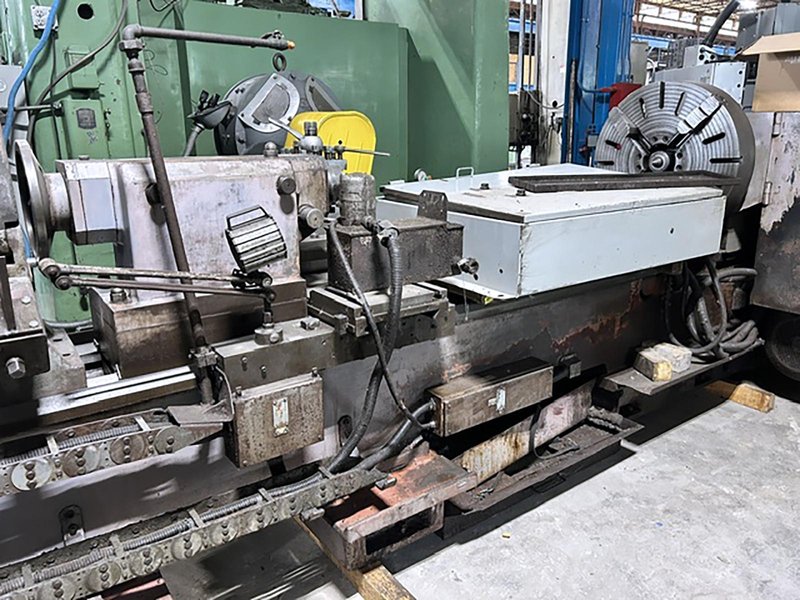 36" X 80" POREBA MODEL #TPK90A1/2M ENGINE LATHE 3.75" HOLE : YOBRO #25997